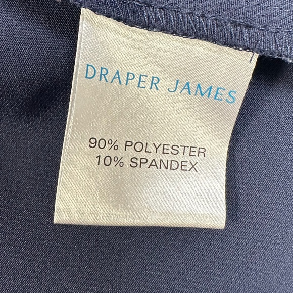 Draper James  Navy Long Sleeve Lindsay Shift Mini Dress - Picture 14 of 16